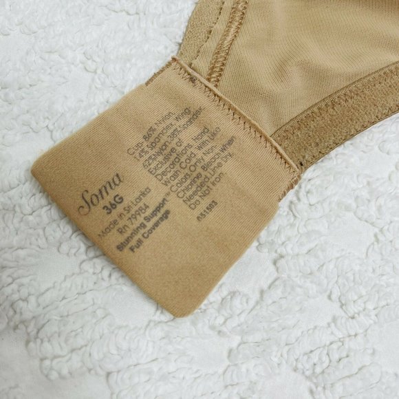 Wacoal Basic Beauty Full Figure Unlined Bra 38DDD - Picture 10 of 10